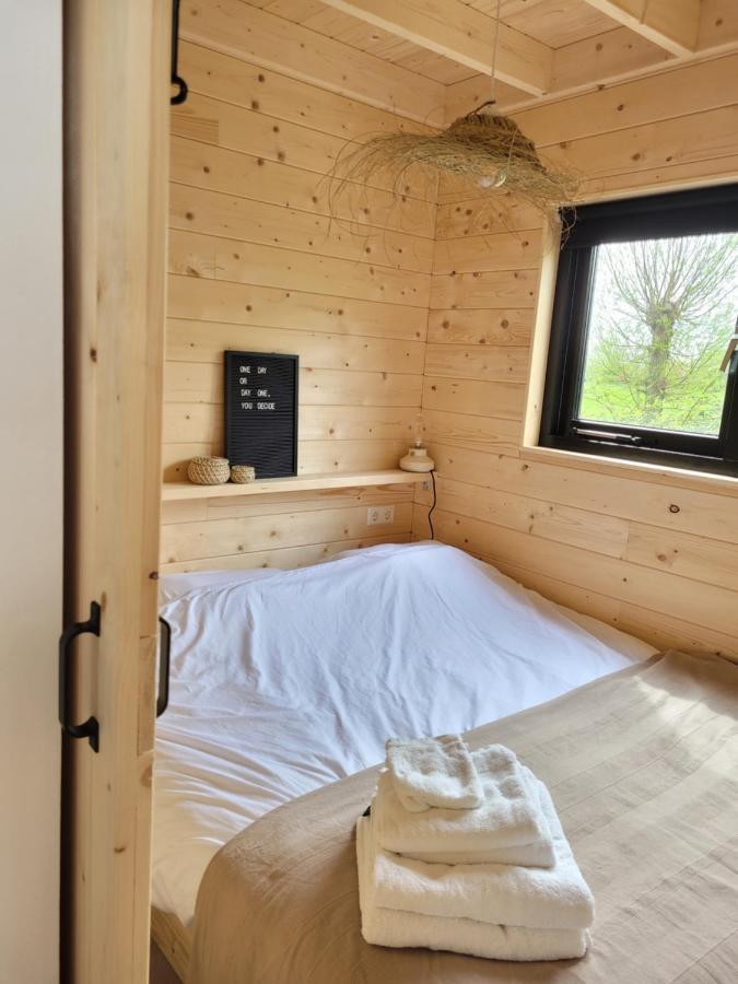 Villa Tiny House Lantliv Oostkapelle, Bij De Boer Esterno foto
