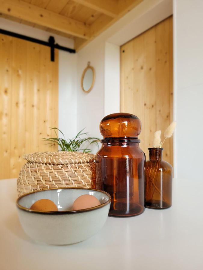 Villa Tiny House Lantliv Oostkapelle, Bij De Boer Esterno foto