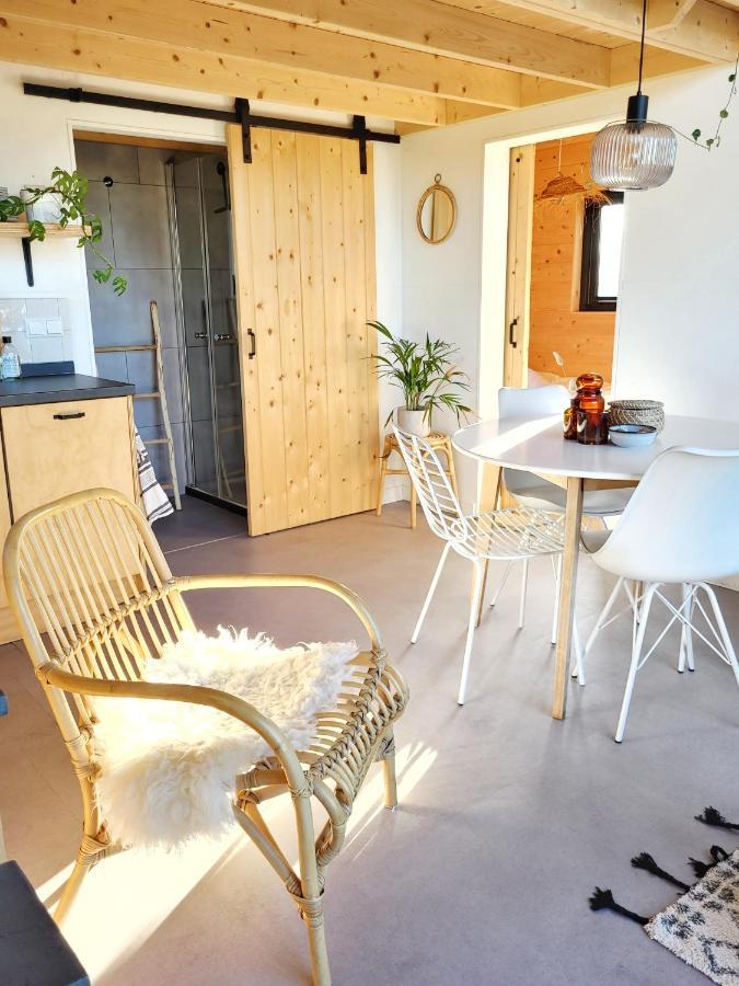 Villa Tiny House Lantliv Oostkapelle, Bij De Boer Esterno foto