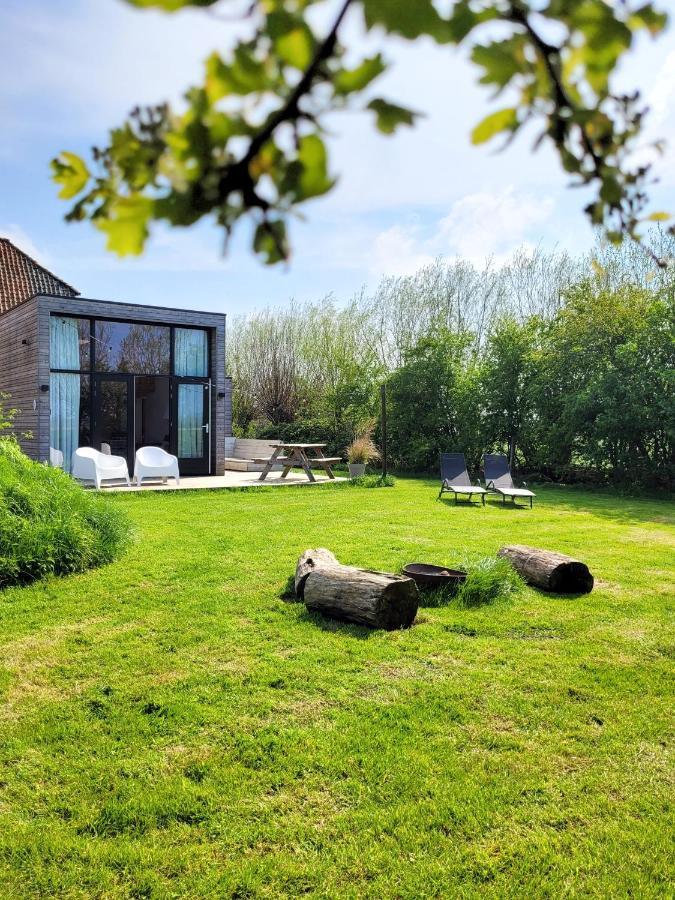 Villa Tiny House Lantliv Oostkapelle, Bij De Boer Esterno foto