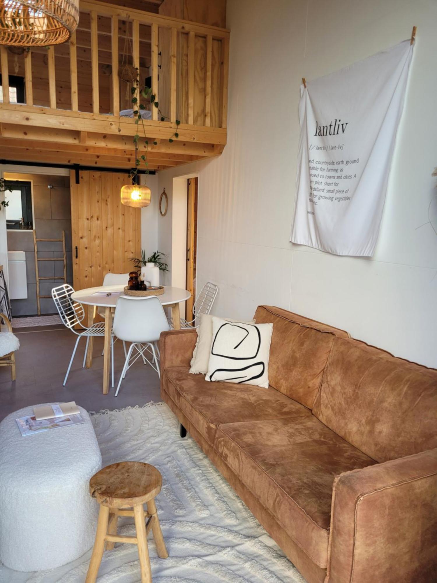 Villa Tiny House Lantliv Oostkapelle, Bij De Boer Esterno foto